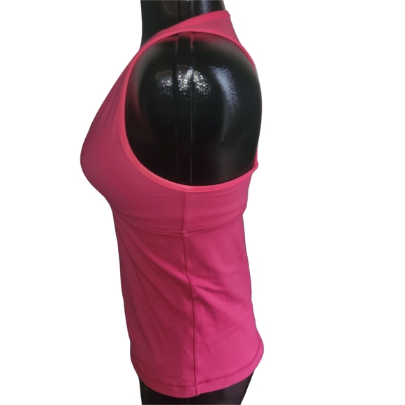 Lululemon Pink Yoga Activewear Tank Top with Mesh Racerback 8 - Picture 4 of 6